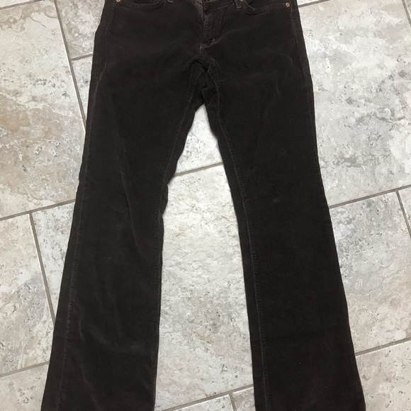 Vintage Red Engine mid rise bootcut charcoal color fine whale corduroys Women’s - Picture 1 of 11